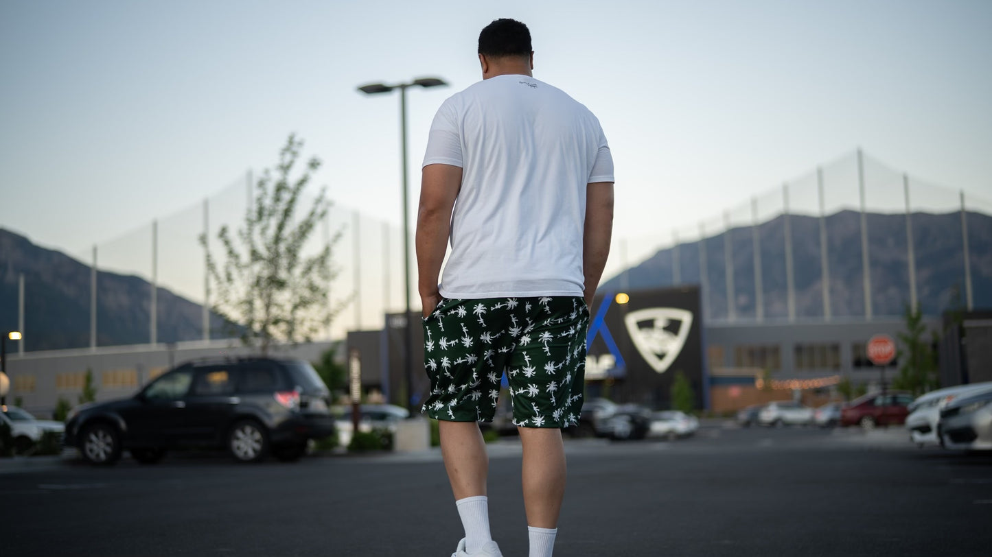 Green Trapp Flex Mesh Shorts