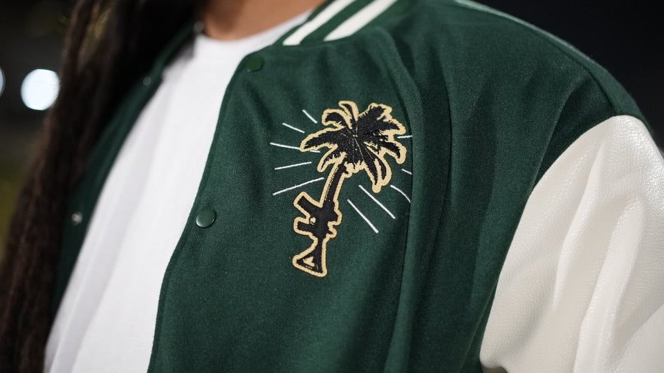 Green Letterman Jacket